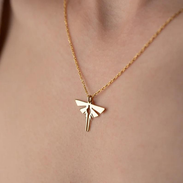 Navan 925 Ayar Gümüş Yusufçuk Kolye (Gold, Silver ve Rose)