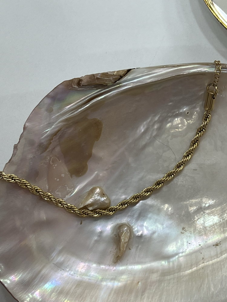 14 Ayar Altın Görünümlü İtalyan Burgu Bileklik – Gold Renk | Nazar Jewelry Atelier