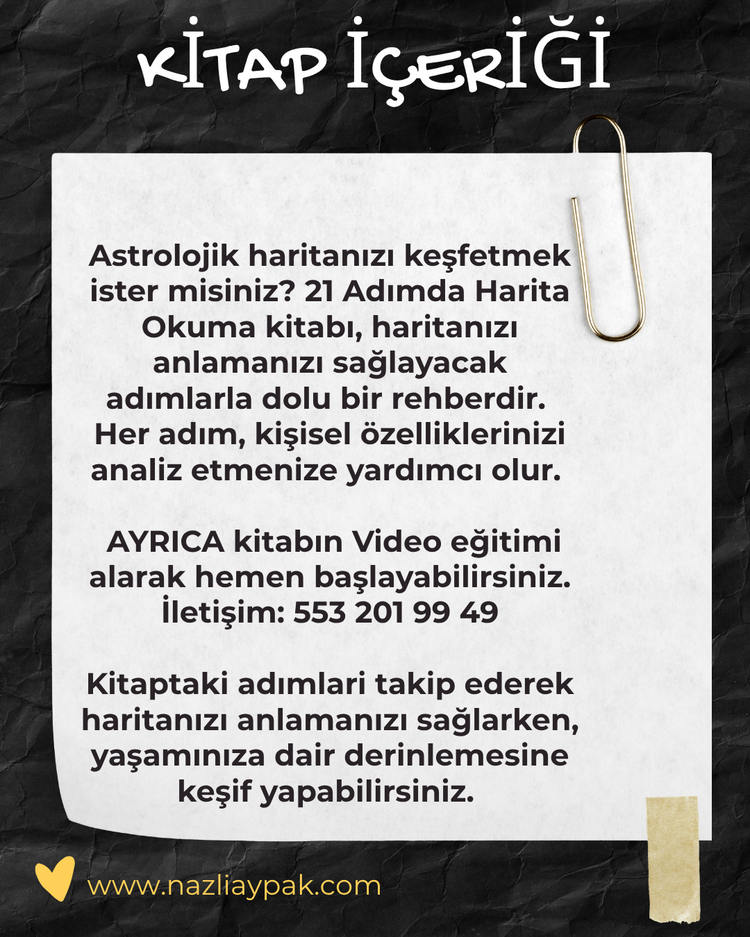 21 ADIMDA HARİTA OKUMA KİTABI ADINA İMZALI