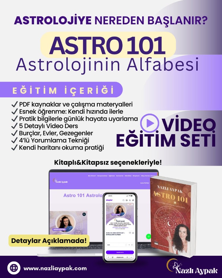 ASTRO 101 |  Astrolojinin Alfabesi Video Eğitim Seti