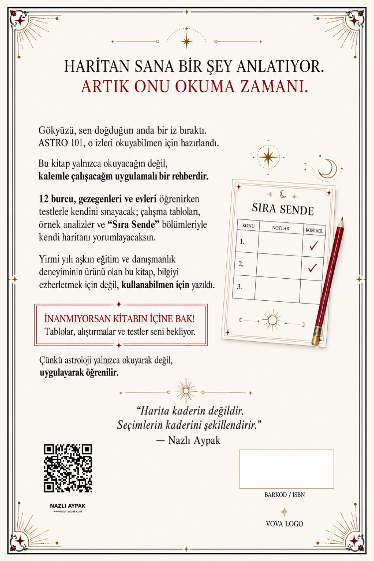 ASTRO 101 – ASTROLOJİNİN ALFABESİ  GENİŞLETİLMİŞ 2. BASKI