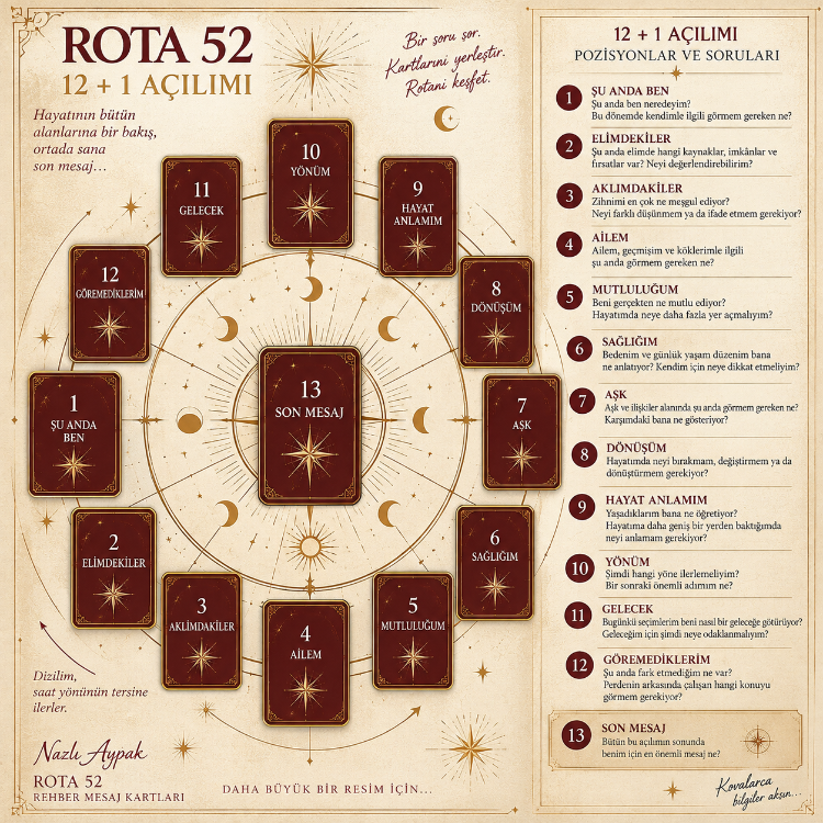 ROTA 52 | Rehber Mesaj Kartları
