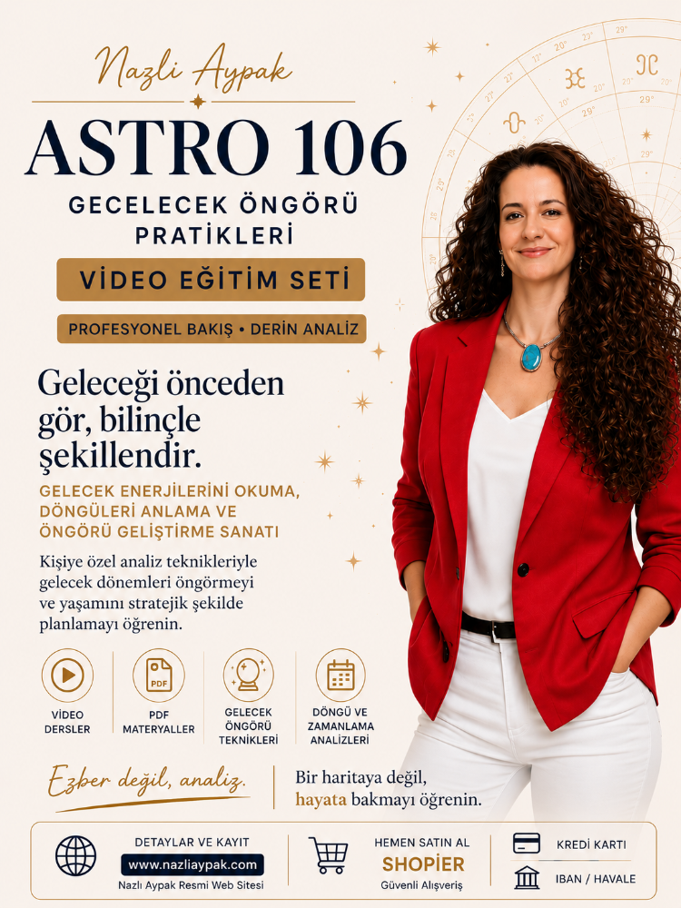 ASTRO 106 | Kişiye Özel Öngörü Danışmanlık Pratikleri – Video Eğitim Seti