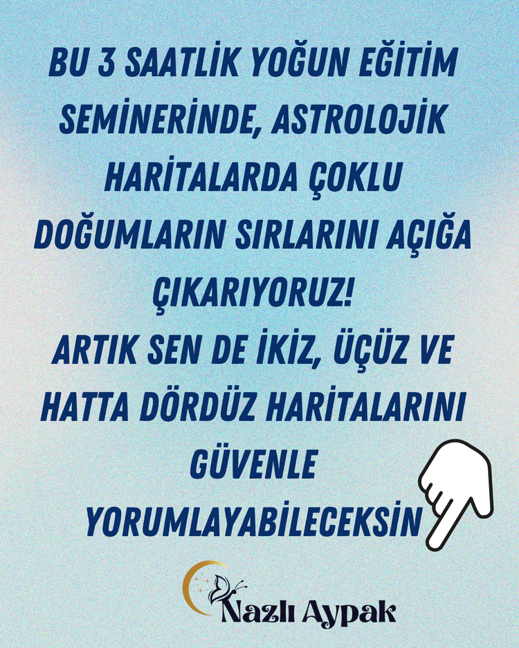 İKİZ, ÜÇÜZ, DÖRDÜZ HARİTALAR SEMİNERİ