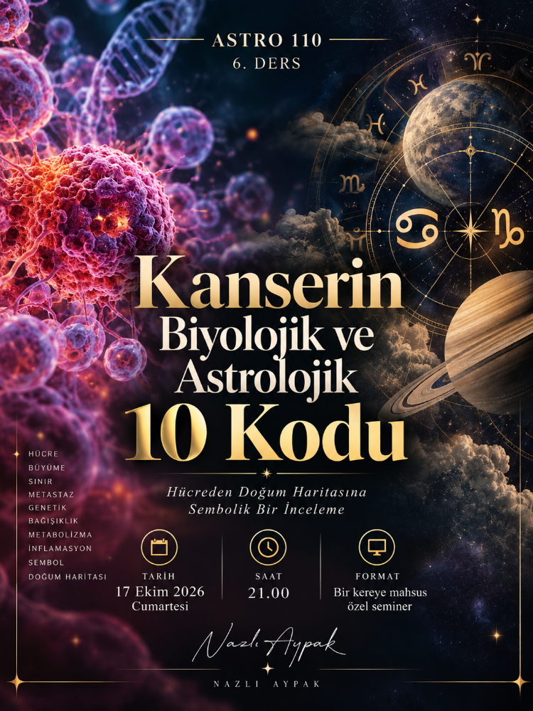 KANSERİN BİYOLOJİK VE ASTROLOJİK 10 KODU