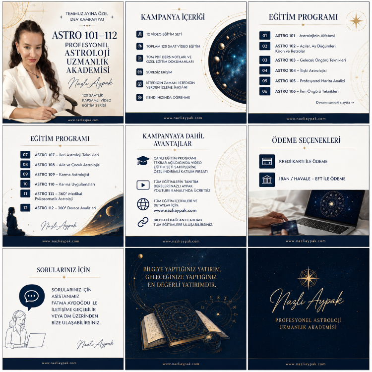 ASTRO 101–112 | TAM PAKET TEMELDEN UZMANLIĞA  