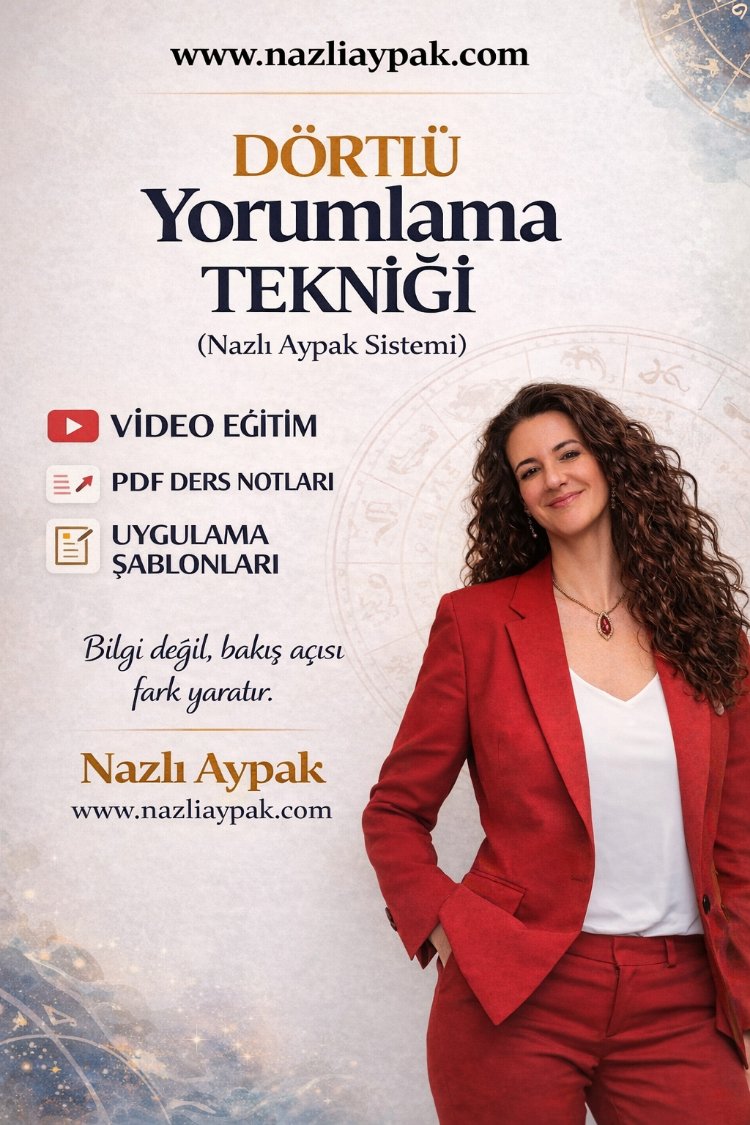 DÖRTLÜ YORUMLAMA TEKNİĞİ
(Nazlı Aypak Sistemi – Video Eğitim Seti)