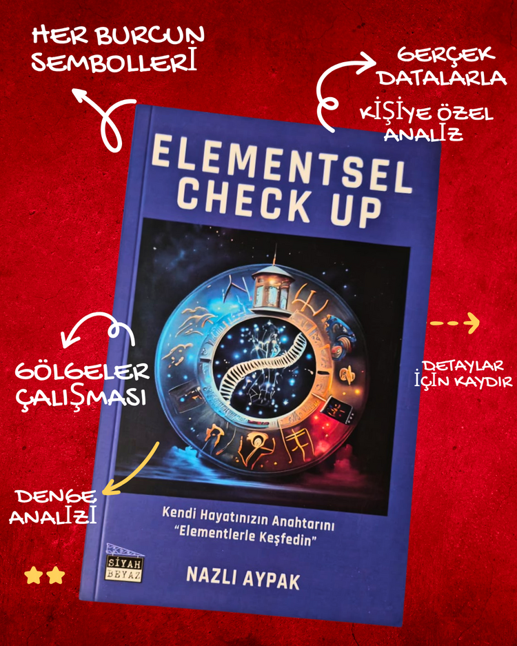 ELEMENTSEL CHECK-UP KİTABI ADINIZA İMZALI