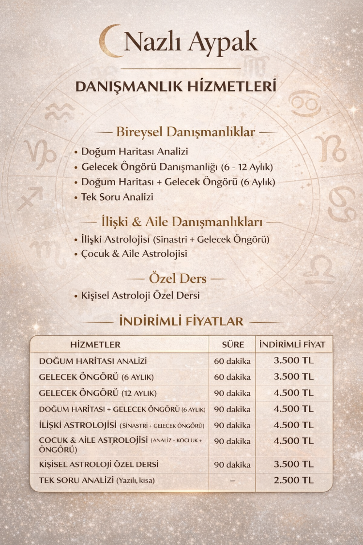 Çocuk & Aile Astrolojisi Danışmanlığı (Analiz • Yol Haritası • Öngörü)
