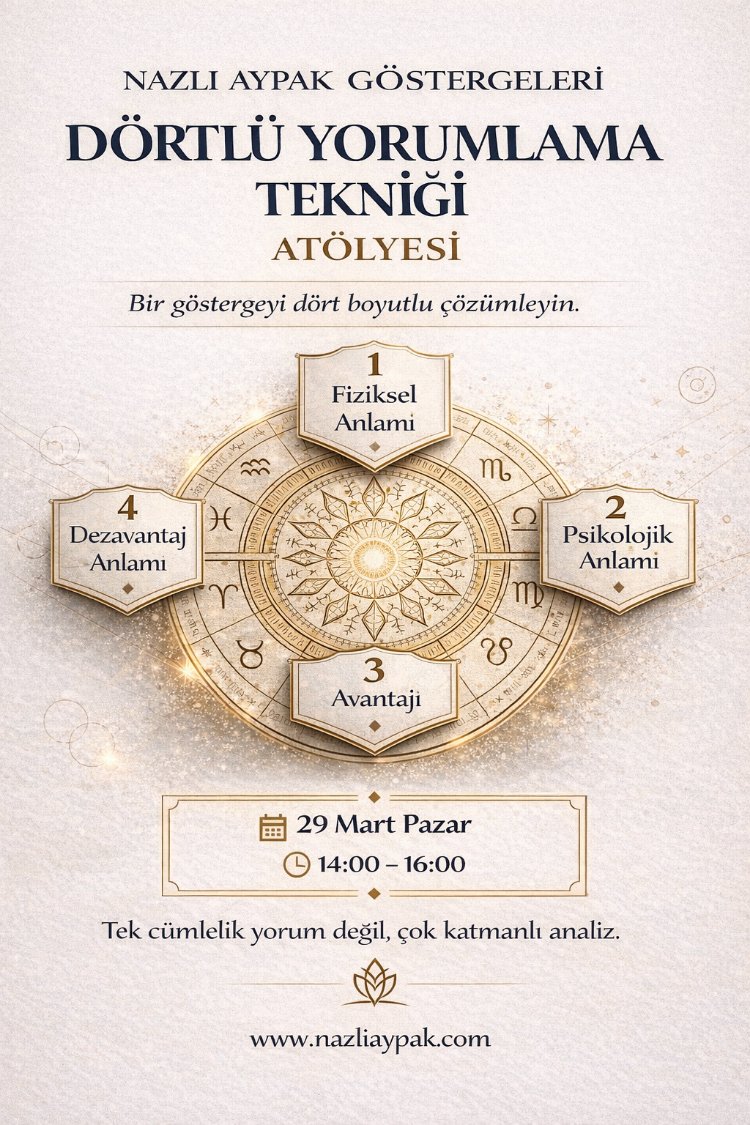 DÖRTLÜ YORUMLAMA TEKNİĞİ
(Nazlı Aypak Sistemi – Video Eğitim Seti)
