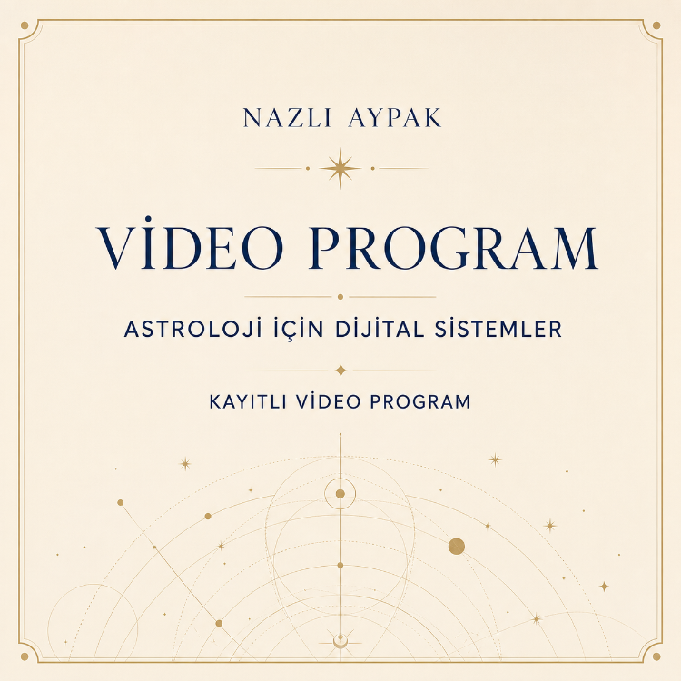 ASTROLOGLAR İÇİN TEKNOLOJİ VİDEO PAKETİ