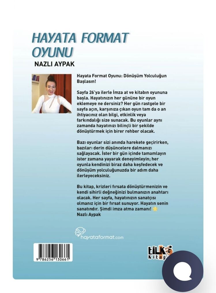 HAYATA FORMAT OYUNU KİTABI ADINIZA İMZALI