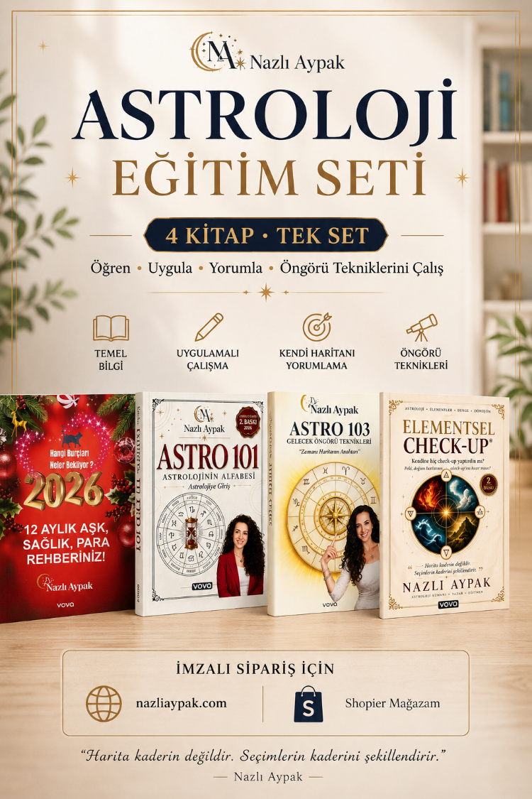  DÖRTLÜ ASTROLOJİ KİTAP SETİ