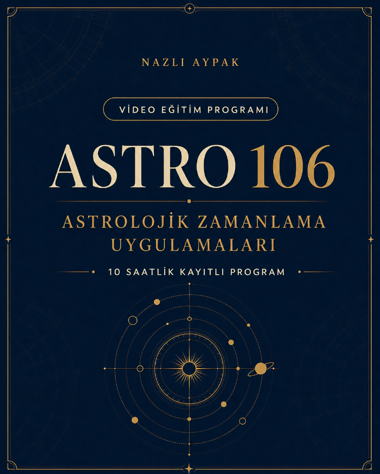 ASTRO 106 | Astrolojik Zamanlama Uygulamaları Programı