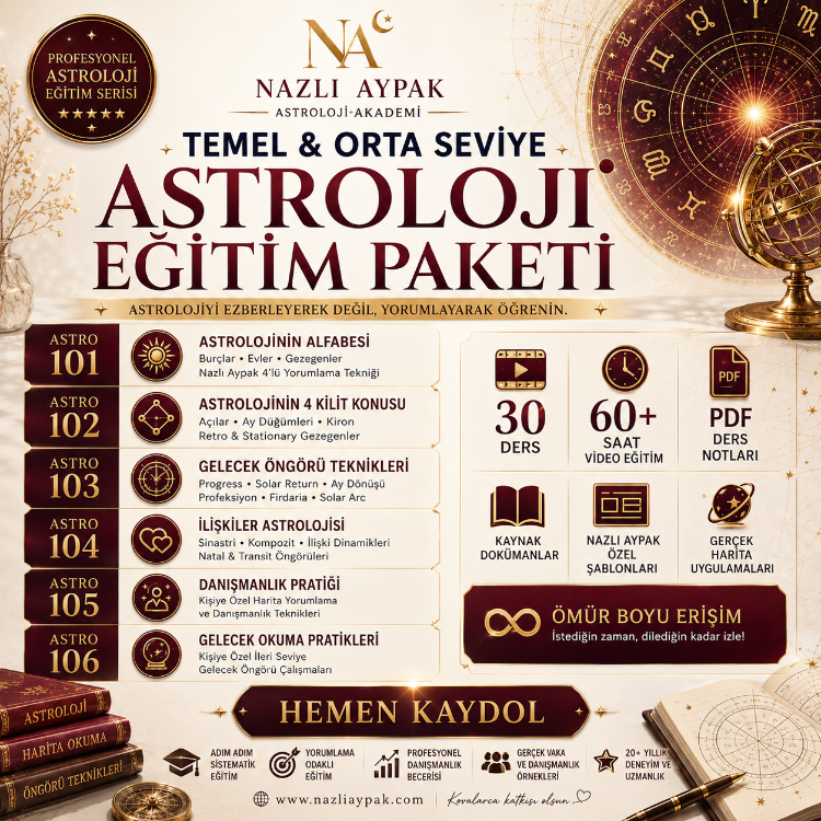 TEMEL&ORTA SEVİYE ASTRO EĞİTİM PAKETİ