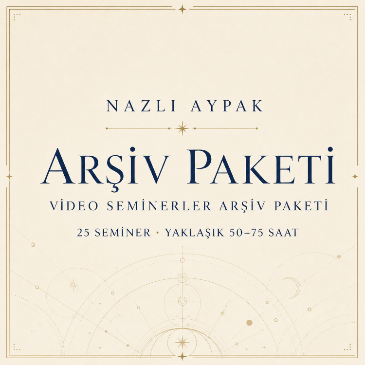 VİDEO SEMİNERLER ARŞİV PAKETİ