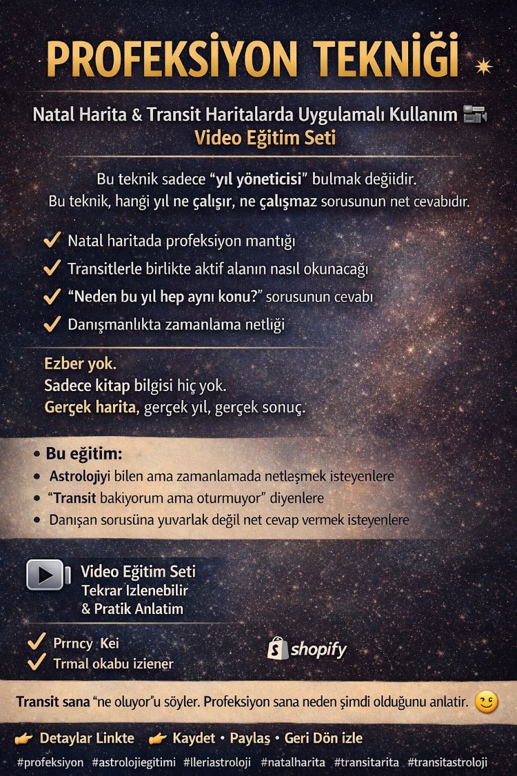 PROFEKSİYON VİDEO SEMİNERİ 
