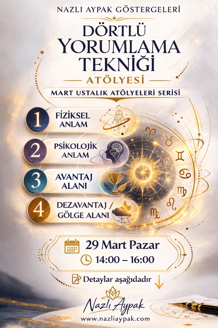 DÖRTLÜ YORUMLAMA TEKNİĞİ
(Nazlı Aypak Sistemi – Video Eğitim Seti)