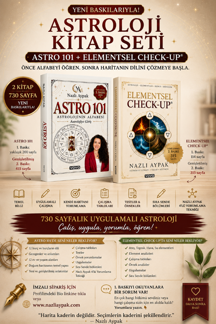 ASTROLOJİ KİTAP SETİ — YENİ BASKILARIYLA!