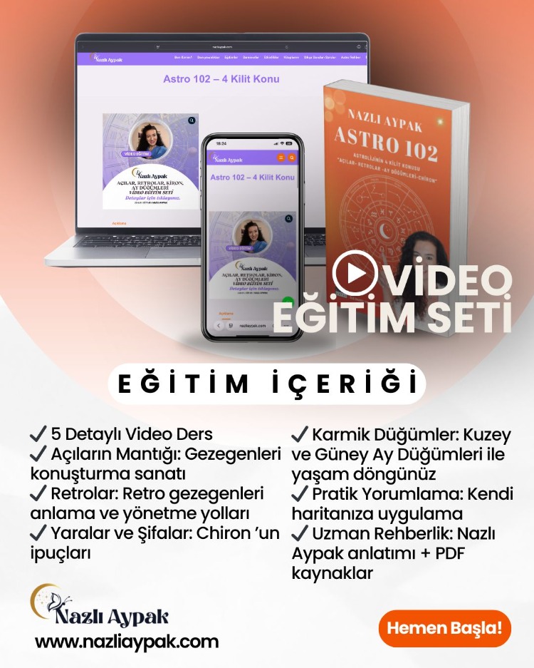 ASTRO 102 | Astrolojinin 4 kilit konusu – Video Eğitim Seti
