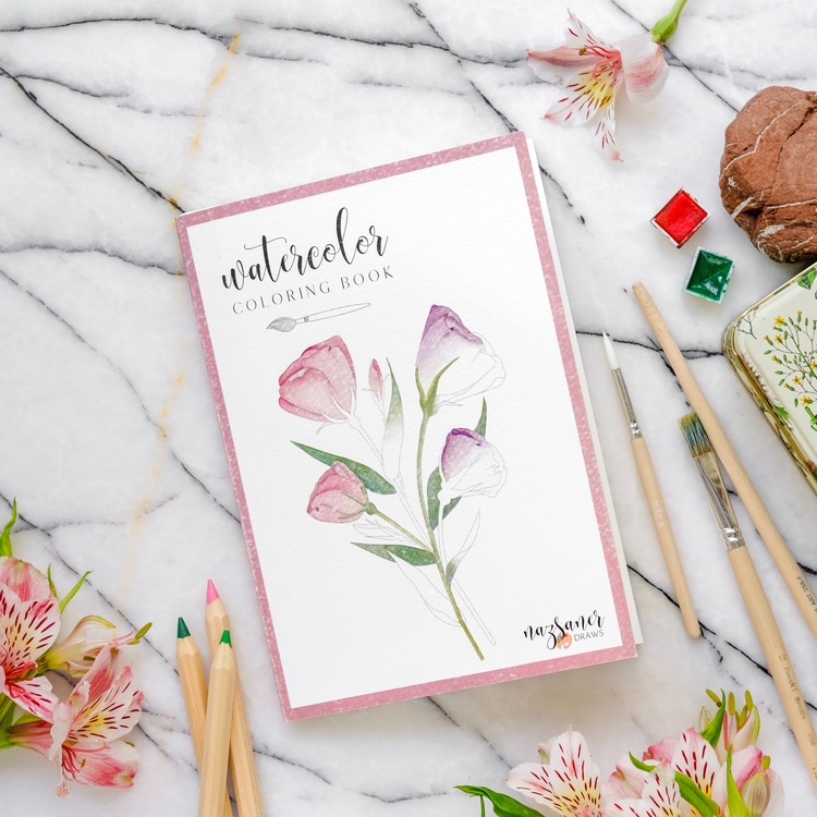 Suluboya Boyama Kitabı | FLORAL