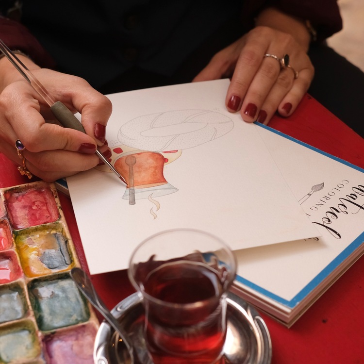 Suluboya Boyama Kitabı | İSTANBUL