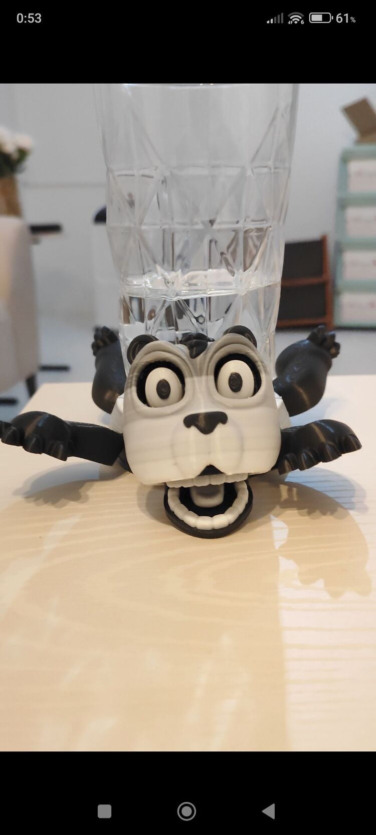Panda bardak altlığı 