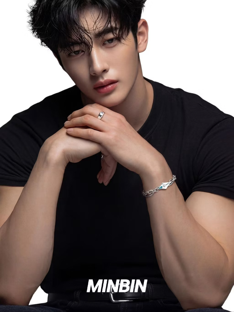 minbin titanium double layer hip hop erkek bileklikten 