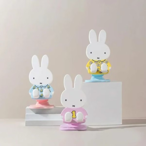 bns series miffy katlanabilir telefon tutucu, sevimli tavşan tasarımlı aksesuar