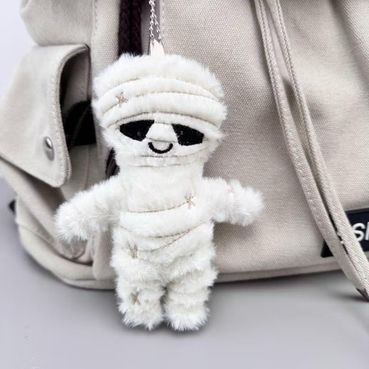 boo mummy scary plush anahtarlık premium yumuşak kore tarzı koleksiyonu