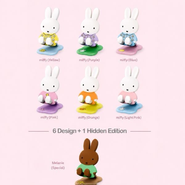 bns series miffy katlanabilir telefon tutucu, sevimli tavşan tasarımlı aksesuar