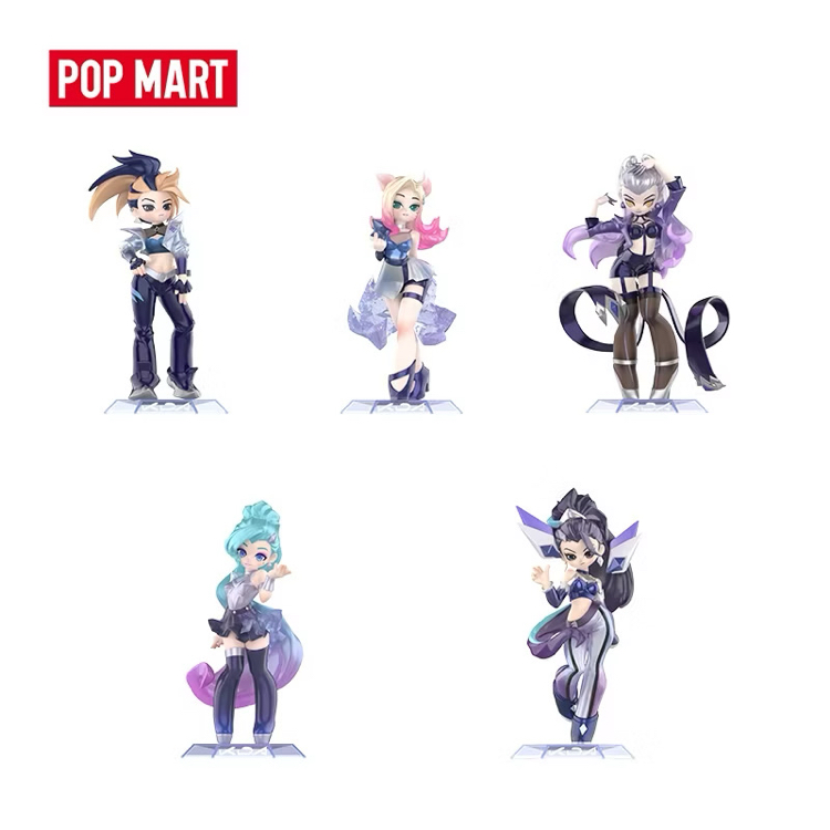 pop mart league of legends k/da all out blind box figür