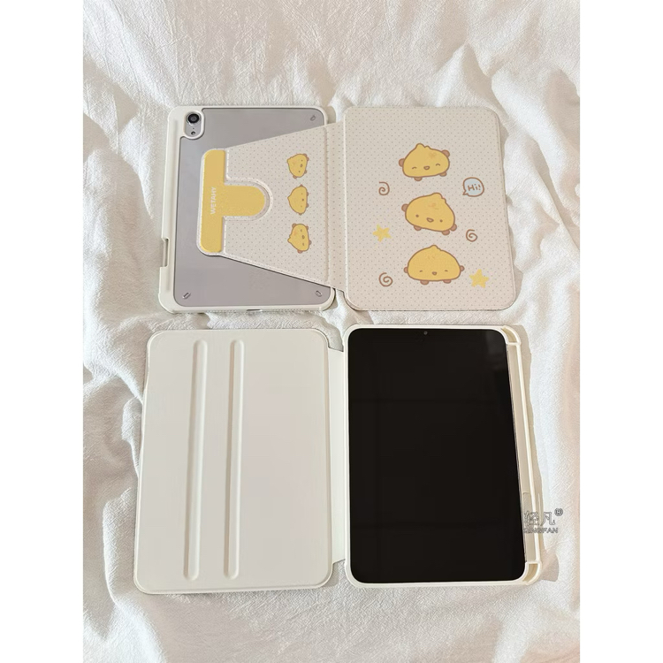 cute chick ipad case sevimli civciv desenli tablet koruyucu kılıf