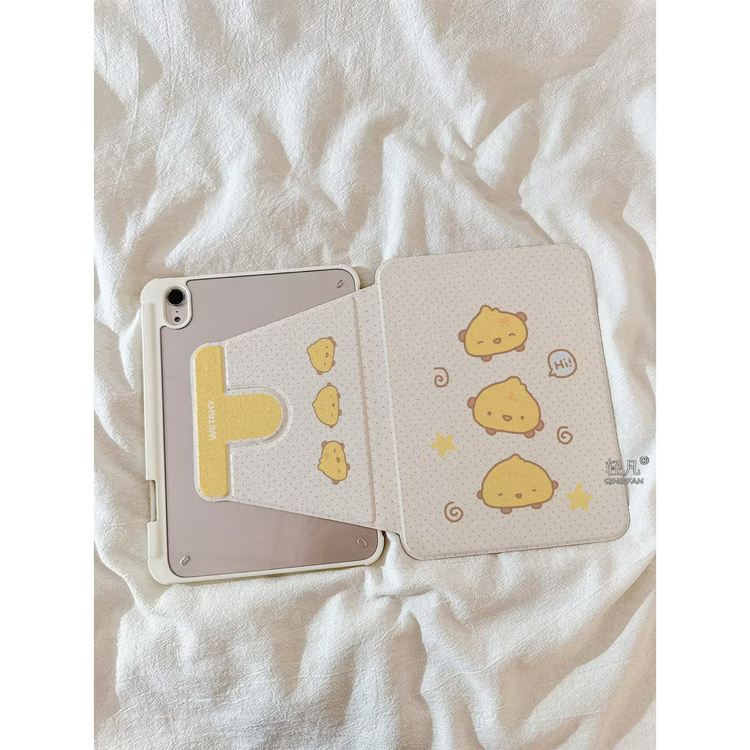 cute chick ipad case sevimli civciv desenli tablet koruyucu kılıf