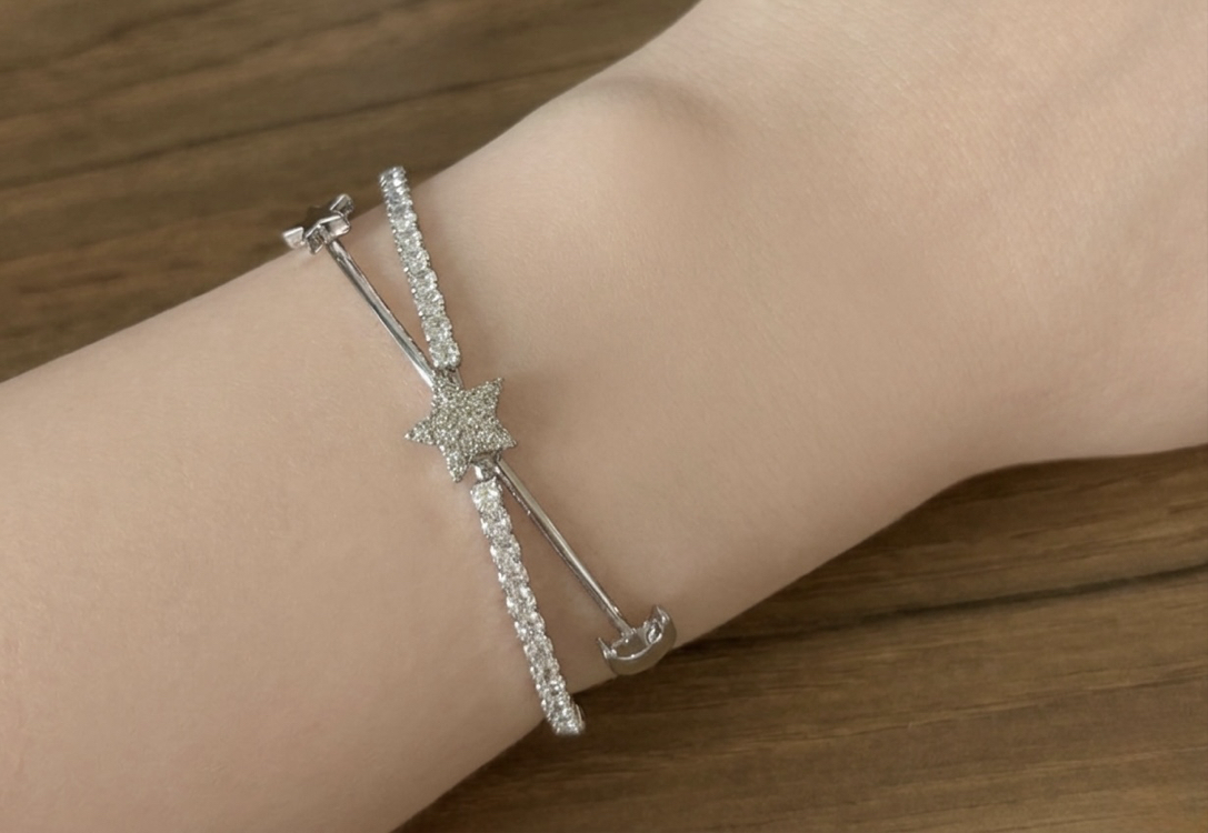 Stars Kelepçe | Silver