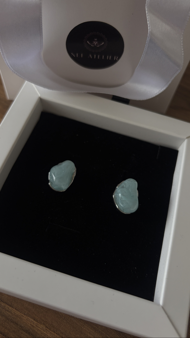 Baby Blue Küpe | Silver