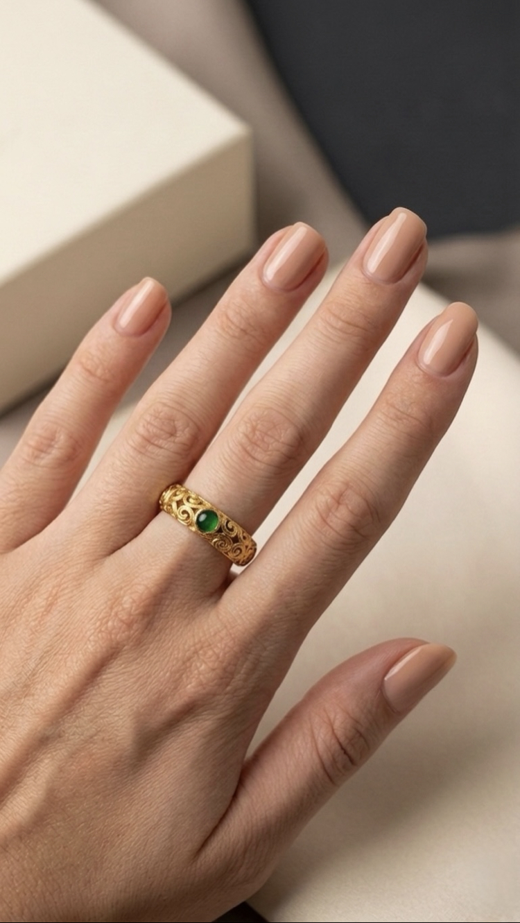 Floral Yüzük | Ayarlamalı