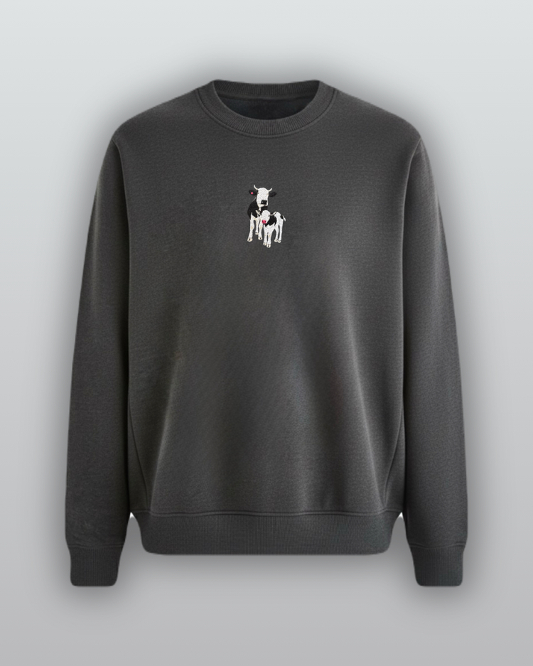 Aynur Tarzan | Antrasit Oversize Sweatshirt