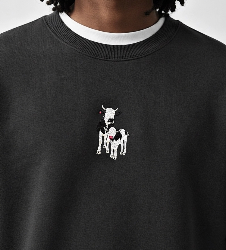 Aynur Tarzan | Antrasit Oversize Sweatshirt