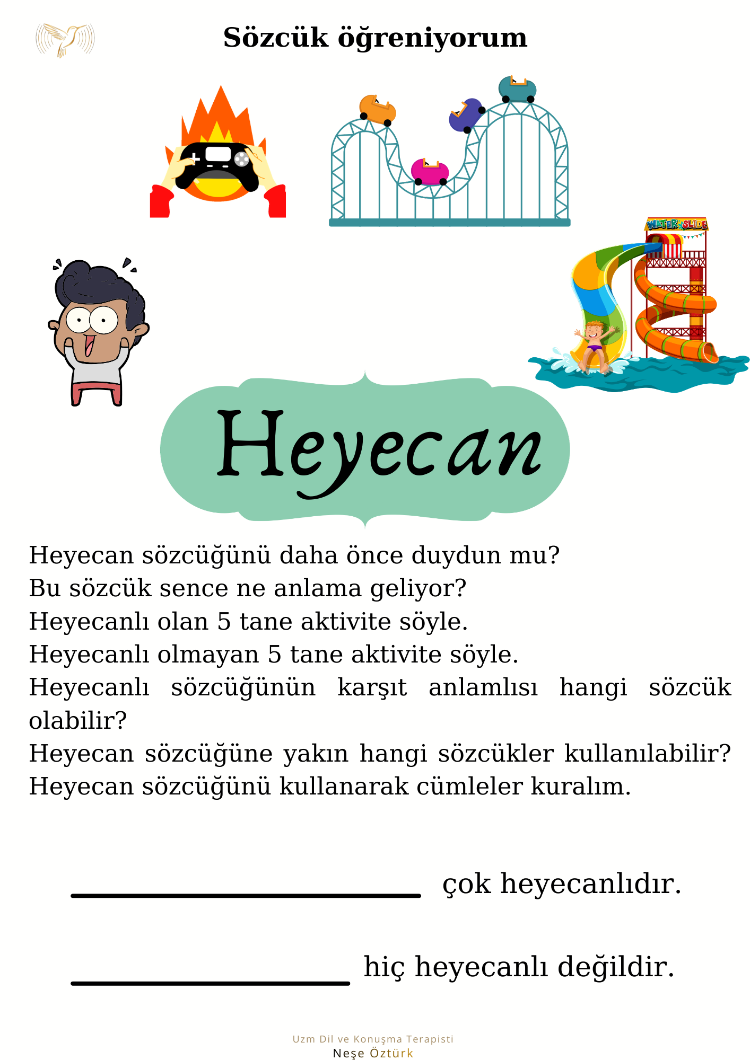 'Kar Tatili' Dil Çalışma Dosyası