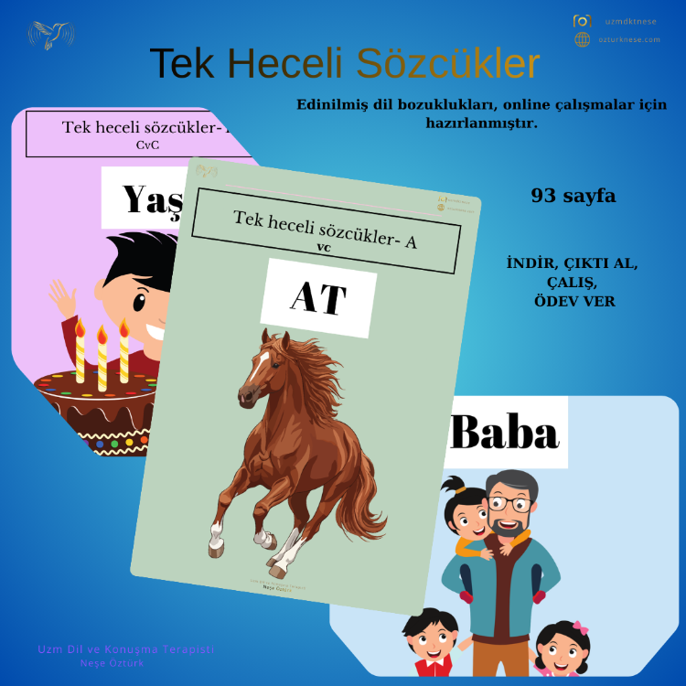 Tek Heceli Sözcükler