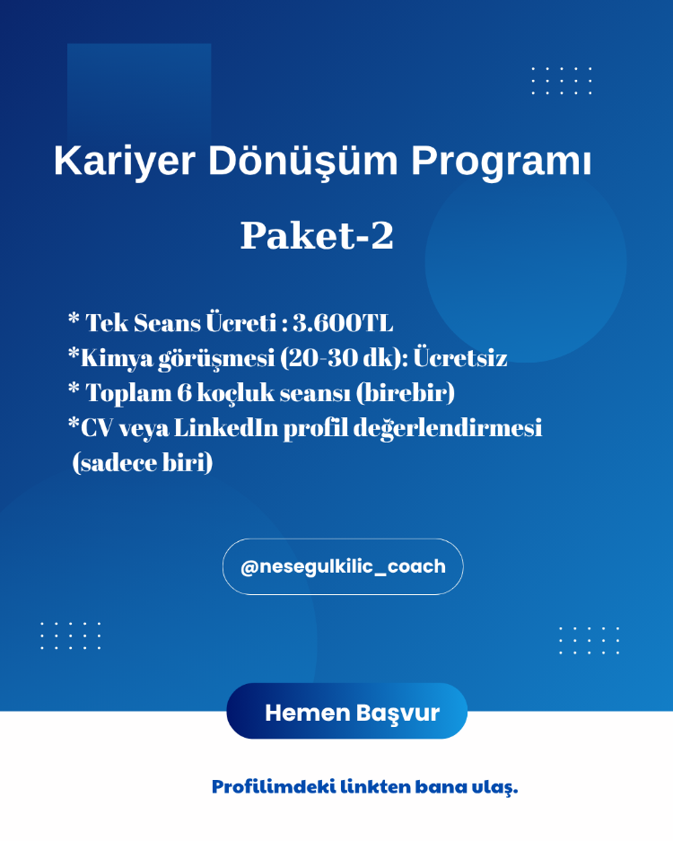 Kariyer Dönüşüm Programı - Paket 2