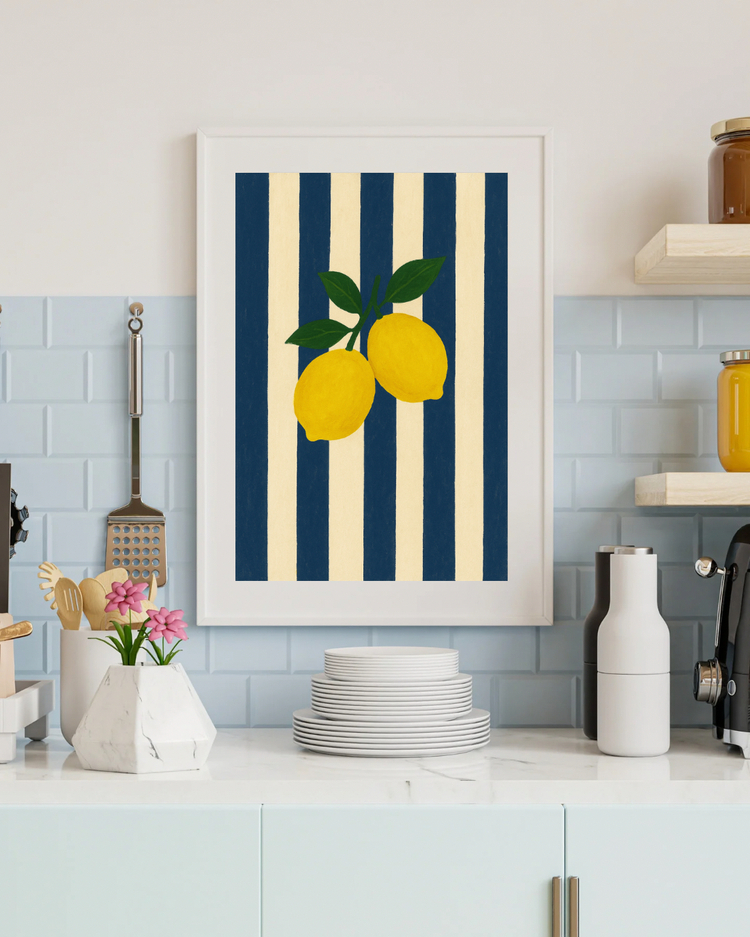 Limon Temalı 2’li Poster Seti