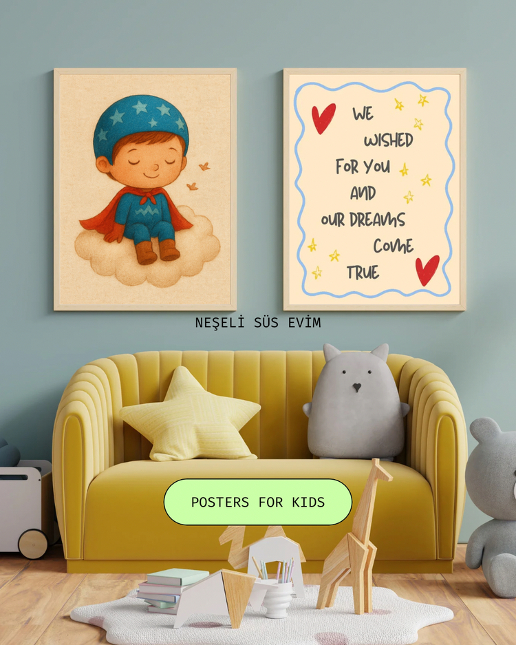 Minik Kahraman 2’li Poster Seti