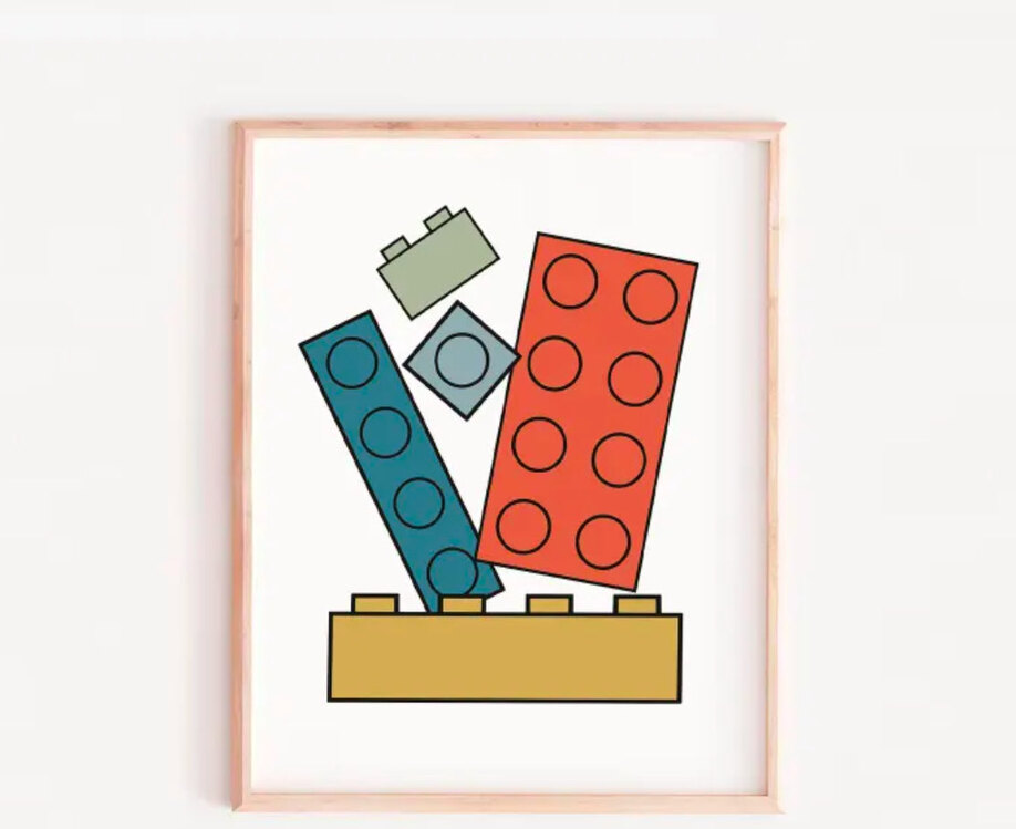 Lego Temalı Poster Seti