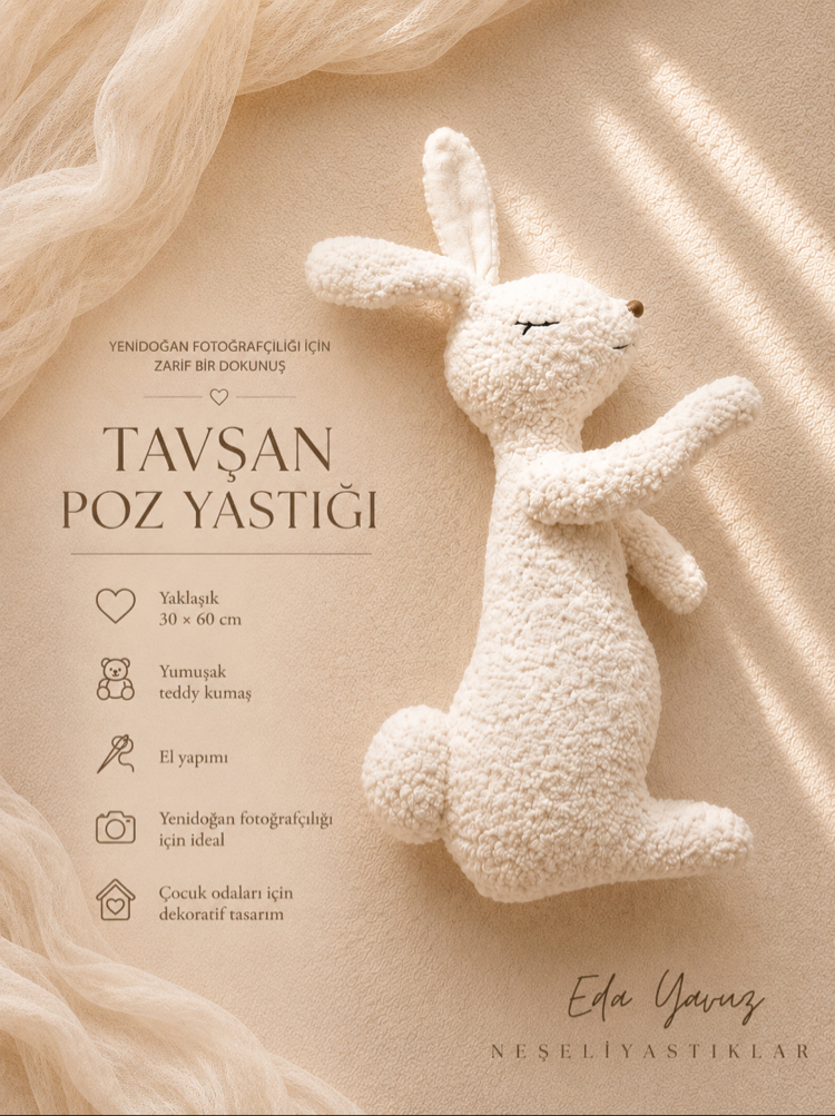 Bunny Poz Yastığı 