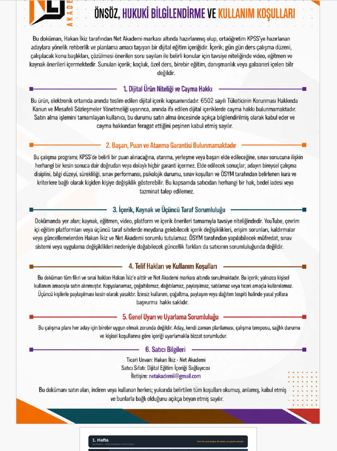 Ortaöğretim Kpss 3 Aylık Hızlandırılmış Çalışma Programı