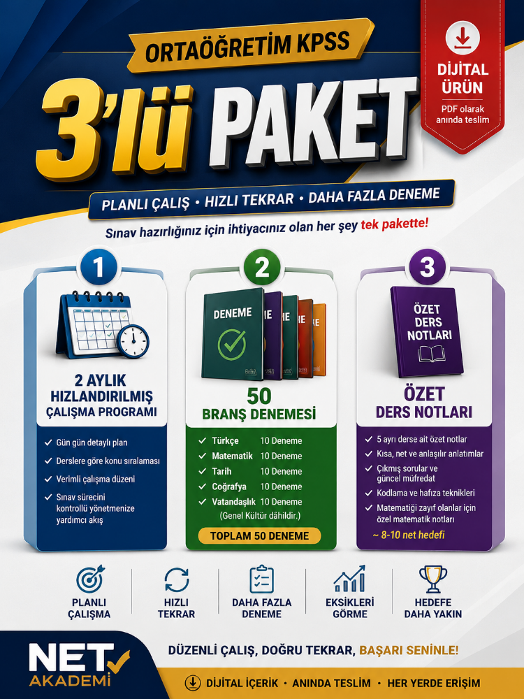 3'LÜ PAKET