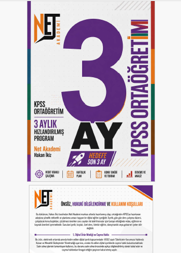 Ortaöğretim Kpss 3 Aylık Hızlandırılmış Çalışma Programı