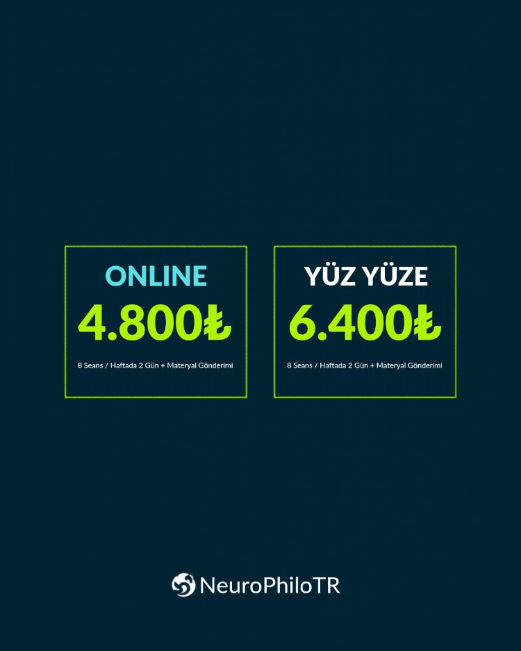 BİRE BİR BEYİN ANTRENMANLIĞI (ONLINE/8 Seanslık Kişisel Program)